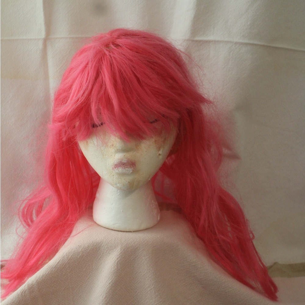 Vibrant Pink Wig for Women
